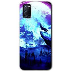 Oppo A92 Mega Kurt Baskılı Uyumlu Silikon Kılıf