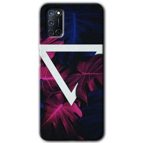 Oppo A92 Mekanik Yaprak Baskılı Uyumlu Silikon Kılıf