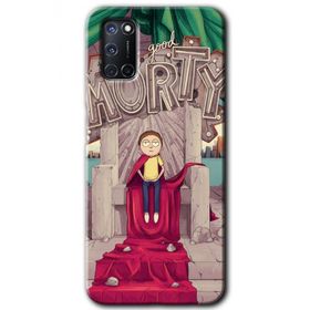 Oppo A92 Morty Baskılı Uyumlu Silikon Kılıf