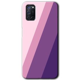Oppo A92 Oblique Baskılı Uyumlu Silikon Kılıf