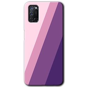 Oppo A92 Oblique Baskılı Uyumlu Silikon Kılıf