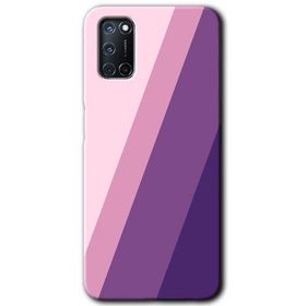 Oppo A92 Oblique Baskılı Uyumlu Silikon Kılıf