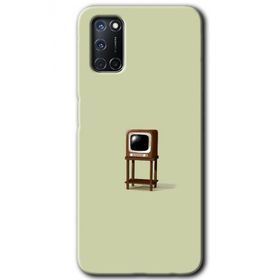 Oppo A92 Retro TV Baskılı Uyumlu Silikon Kılıf