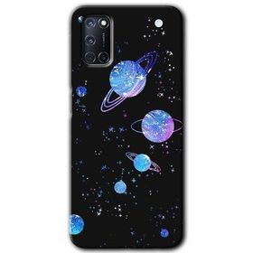 Oppo A92 Samanyolu Galaksi Baskılı Uyumlu Silikon Kılıf