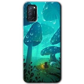 Oppo A92 Silhoutte Dropss Baskılı Uyumlu Silikon Kılıf
