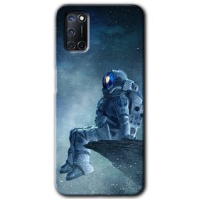 Oppo A92 Sonbahar Yalnızlığı Baskılı Uyumlu Silikon Kılıf