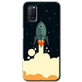 Oppo A92 Space Smoke Baskılı Uyumlu Silikon Kılıf