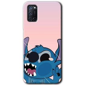 Oppo A92 Stitch Baskılı Uyumlu Silikon Kılıf