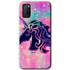 Oppo A92 Unicorn Kristal Baskılı Uyumlu Silikon Kılıf
