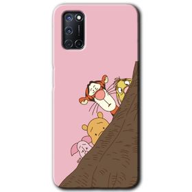 Oppo A92 Winnie the Pooh Baskılı Uyumlu Silikon Kılıf
