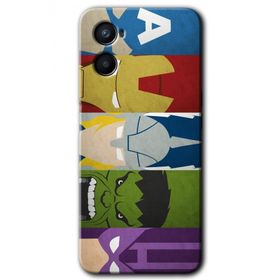 Oppo A96 Avengers 1 Baskılı Uyumlu Silikon Kılıf