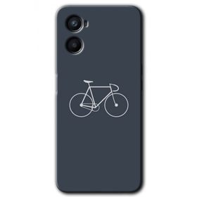Oppo A96 Bike Baskılı Uyumlu Silikon Kılıf