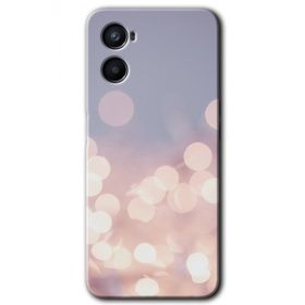 Oppo A96 Blur Lights Baskılı Uyumlu Silikon Kılıf