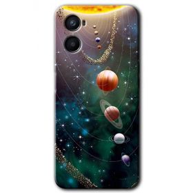 Oppo A96 Cosmos Baskılı Uyumlu Silikon Kılıf