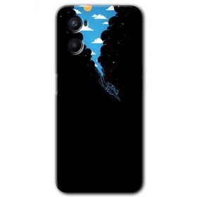 Oppo A96 Derinlere Yolculuk Baskılı Uyumlu Silikon Kılıf