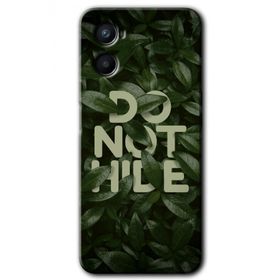 Oppo A96 Do Not Hide Baskılı Uyumlu Silikon Kılıf
