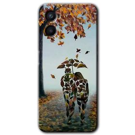 Oppo A96 Doğadan Aşk Baskılı Uyumlu Silikon Kılıf