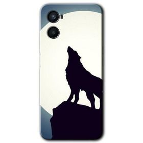 Oppo A96 Dolunay Bozkurt Baskılı Uyumlu Silikon Kılıf