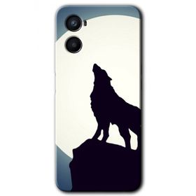 Oppo A96 Dolunay Bozkurt Baskılı Uyumlu Silikon Kılıf