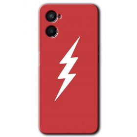 Oppo A96 Flash Logo Baskılı Uyumlu Silikon Kılıf