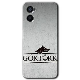Oppo A96 Göktürk Baskılı Uyumlu Silikon Kılıf