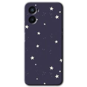 Oppo A96 Gökyüzü Yıldız Baskılı Uyumlu Silikon Kılıf