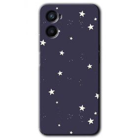 Oppo A96 Gökyüzü Yıldız Baskılı Uyumlu Silikon Kılıf
