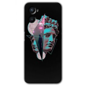Oppo A96 Heykel Baskılı Uyumlu Silikon Kılıf