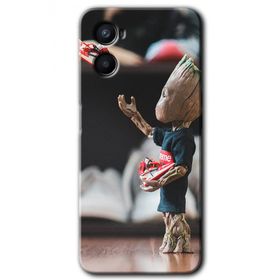 Oppo A96 I am Groot Baskılı Uyumlu Silikon Kılıf