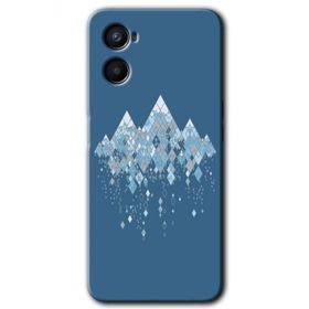 Oppo A96 İceberg Baskılı Uyumlu Silikon Kılıf