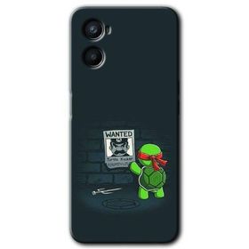 Oppo A96 Kaplumbağa Avcısı Baskılı Uyumlu Silikon Kılıf