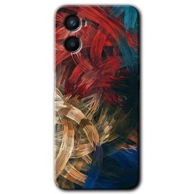 Oppo A96 Karma Boyalar Baskılı Uyumlu Silikon Kılıf