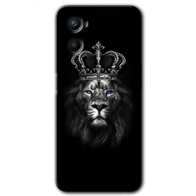Oppo A96 King Lion Baskılı Uyumlu Silikon Kılıf