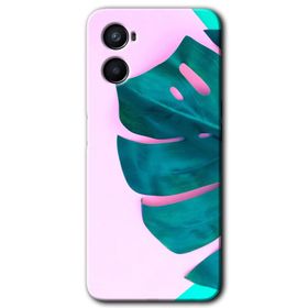 Oppo A96 Kırmızı Gül Baskılı Uyumlu Silikon Kılıf