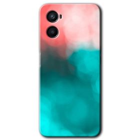 Oppo A96 Kırmızı Gül Baskılı Uyumlu Silikon Kılıf