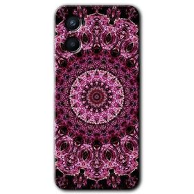 Oppo A96 Mandala Patterns Kaleidoscope Baskılı Uyumlu Silikon Kılıf