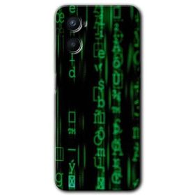 Oppo A96 Matrix Baskılı Uyumlu Silikon Kılıf