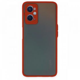 Oppo A96 Montreal Silikon Kapak Kırmızı Kılıf
