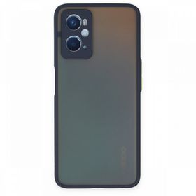 Oppo A96 Montreal Silikon Kapak Lacivert Kılıf