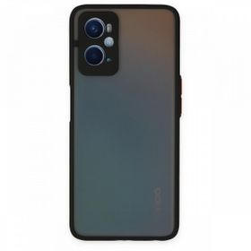 Oppo A96 Montreal Silikon Kapak Siyah Kılıf