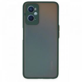 Oppo A96 Montreal Silikon Kapak Yeşil Kılıf