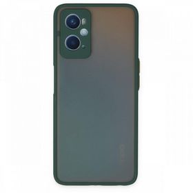 Oppo A96 Montreal Silikon Kapak Yeşil Kılıf