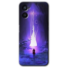 Oppo A96 Outlines Paint Baskılı Uyumlu Silikon Kılıf