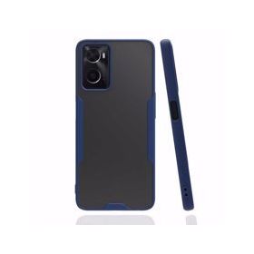 Oppo A96 Platin Silikon Lacivert Kılıf