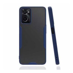 Oppo A96 Platin Silikon Lacivert Kılıf