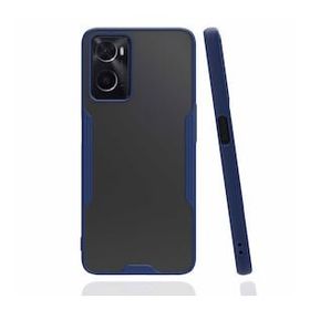 Oppo A96 Platin Silikon Lacivert Kılıf