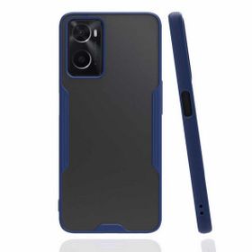 Oppo A96 Platin Silikon Lacivert Kılıf