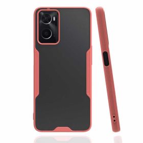 Oppo A96 Platin Silikon Pembe Kılıf