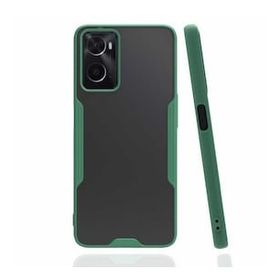 Oppo A96 Platin Silikon Yeşil Kılıf