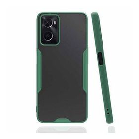 Oppo A96 Platin Silikon Yeşil Kılıf